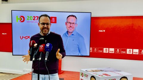 H&eacute;ctor D&iacute;ez, portavoz del PSOE en Elche.