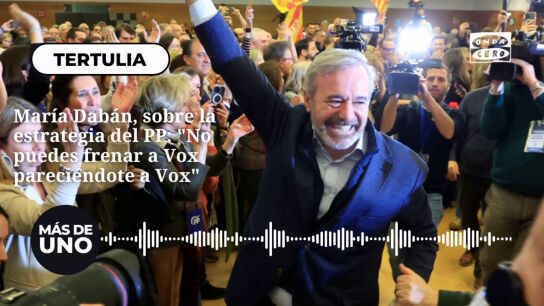 Mar&iacute;a Dab&aacute;n, sobre la estrategia del PP: "No puedes frenar a Vox pareci&eacute;ndote a Vox"