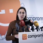 Esther Díez, portavoz de Compromís per Elx. 