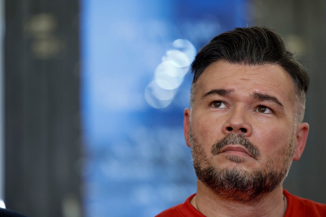 El portavoz de ERC en el Congreso, Gabriel Rufián El portavoz de ERC en el Congreso, Gabriel Rufián