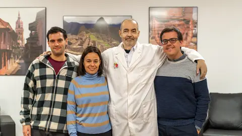 Los investigadores del Instituto de Neurociencias Abraham Torregrosa, María Salud García Gutiérrez, Jorge Manzanares y Francisco Navarrete. Los investigadores del Instituto de Neurociencias Abraham Torregrosa, María Salud García Gutiérrez, Jorge Manzanares y Francisco Navarrete.