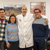 Los investigadores del Instituto de Neurociencias Abraham Torregrosa, María Salud García Gutiérrez, Jorge Manzanares y Francisco Navarrete.