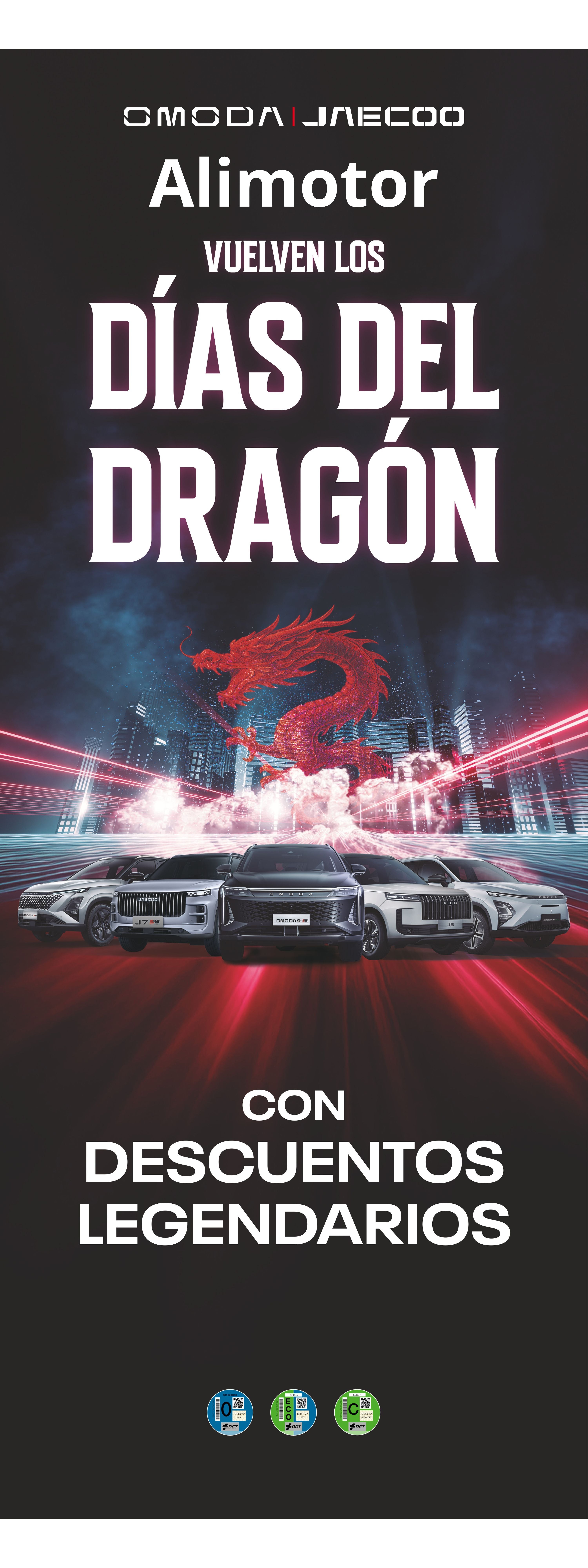 Días del Dragón Omoda Jaecoo en el concesionario Alimotor de Elche Días del Dragón Omoda Jaecoo en el concesionario Alimotor de Elche