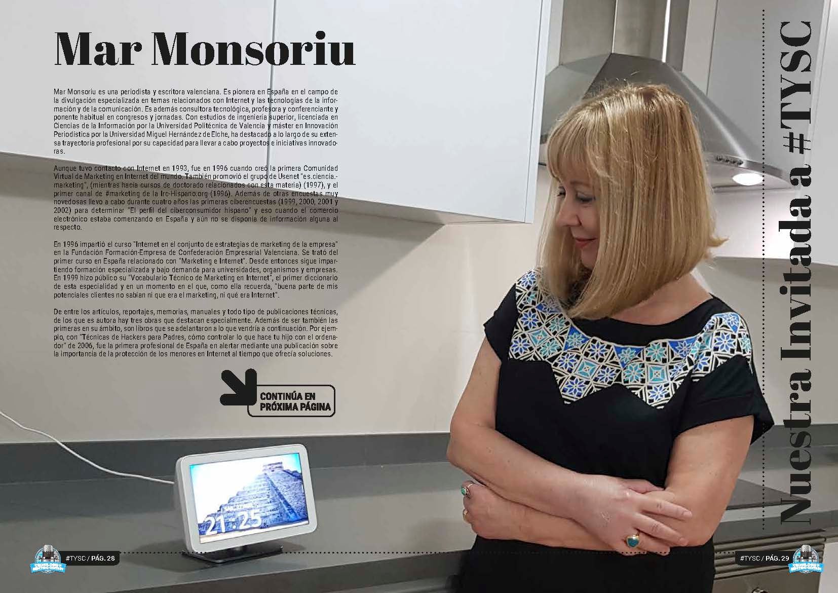 Mar Monsoriu: "Los padres no están preparados para proteger a sus hijos en las redes sociales"