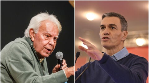 Felipe Gonz&aacute;lez y Pedro S&aacute;nchez