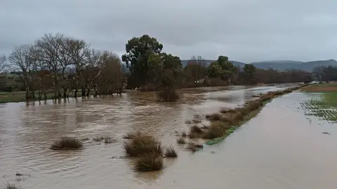 El río Bullaque durante estos últimos días El río Bullaque durante estos últimos días