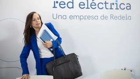 La presidenta no ejecutiva de Redeia, Beatriz Corredor; el CEO de Redeia, La presidenta no ejecutiva de Redeia, Beatriz Corredor; el CEO de Redeia,