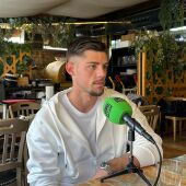 Javi Montero, jugador del Málaga