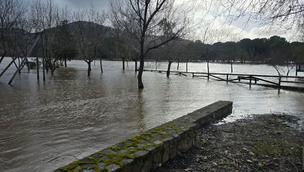 El río Bullaque a su paso por Luciana El río Bullaque a su paso por Luciana