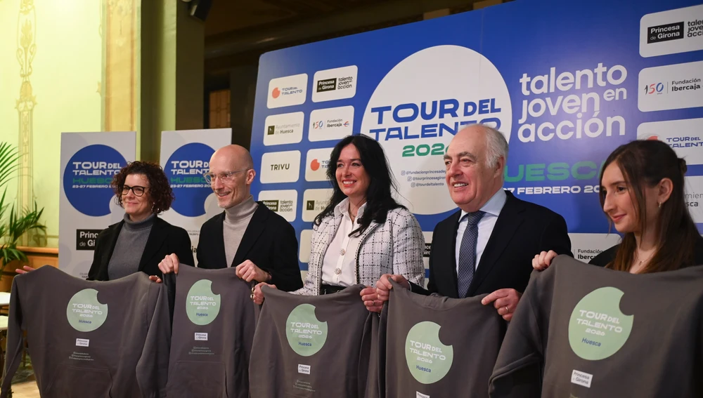 Presentación en Huesca del Tour del Talento. Presentación en Huesca del Tour del Talento.