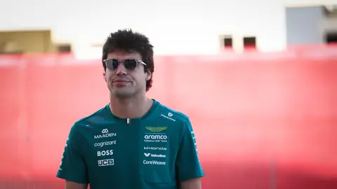 El piloto de Aston Martin, Lance Stroll, durante los entrenamientos El piloto de Aston Martin, Lance Stroll, durante los entrenamientos