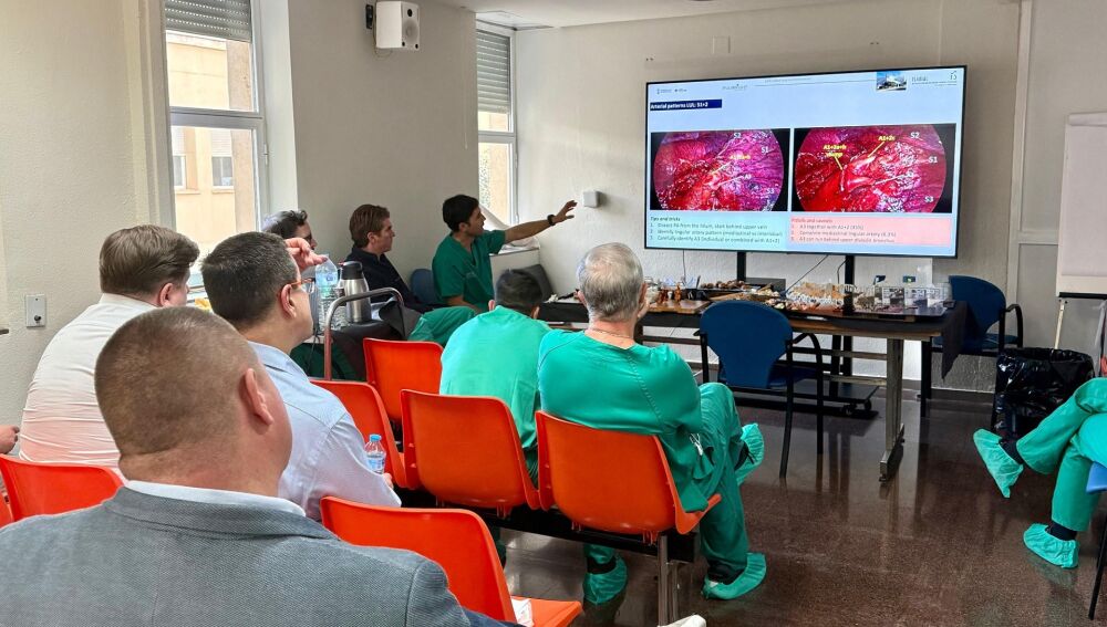 Un momento de la formación 