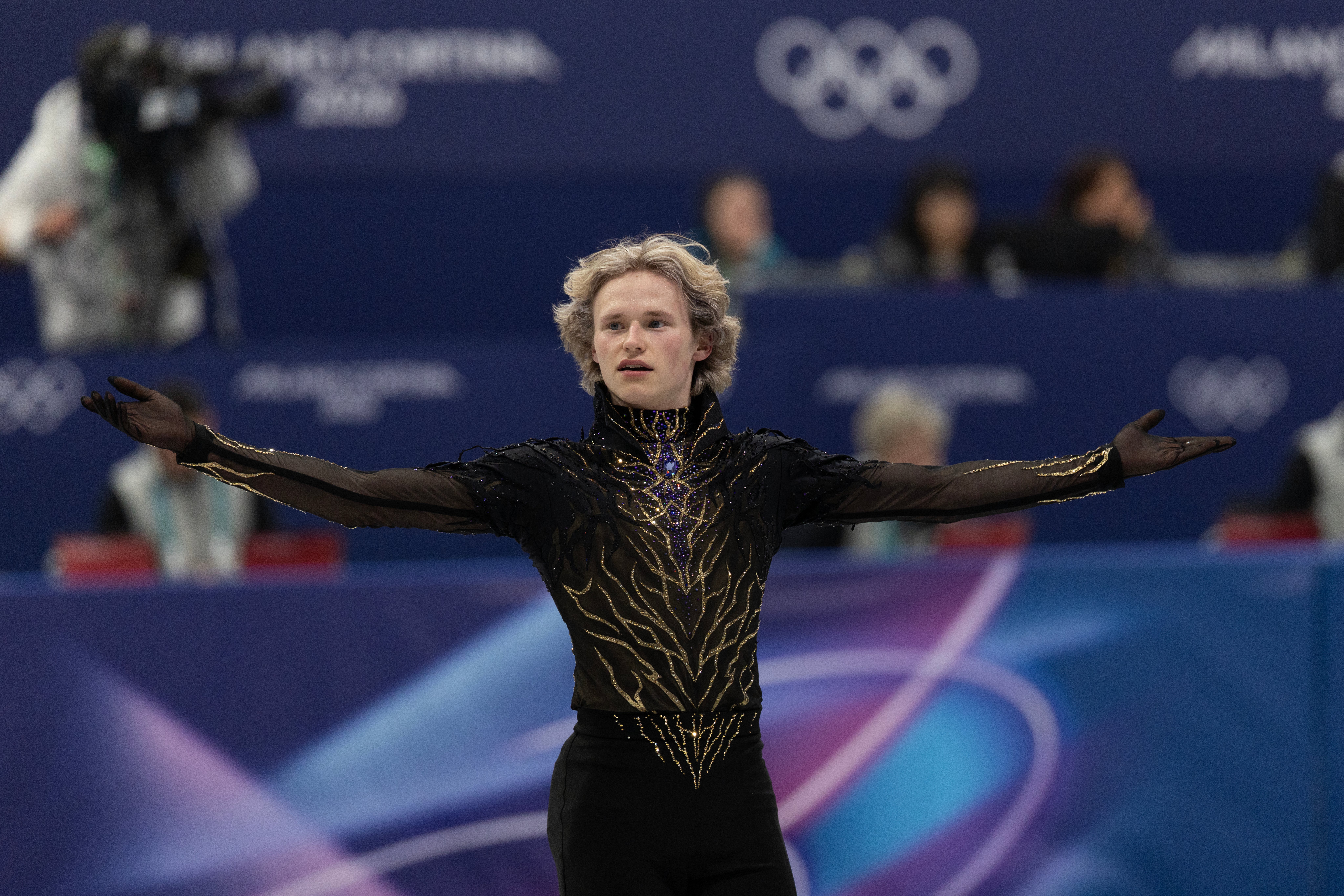 El patinador estadounidense Ilia Malinin El patinador estadounidense Ilia Malinin