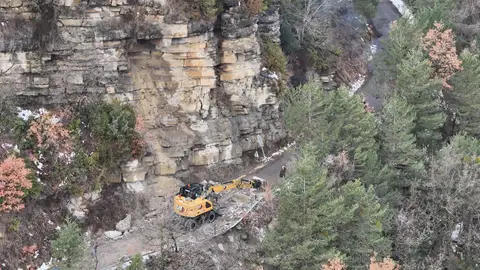 La DPH actuará de urgencia para arreglar el acceso a Bergua y a Fonchanina La DPH actuará de urgencia para arreglar el acceso a Bergua y a Fonchanina
