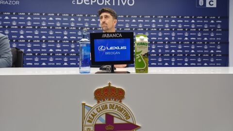 Pablo Hernández, entrenador del Castellón, tras la victoria en Riazor por 1-3 Pablo Hernández, entrenador del Castellón, tras la victoria en Riazor por 1-3