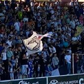 Seguidores del equipo salmantino en un partido de este curso