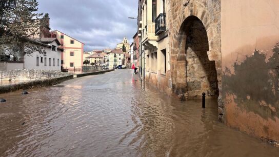 La entrada a la Plaza Mayor de San Esteban de Gormaz