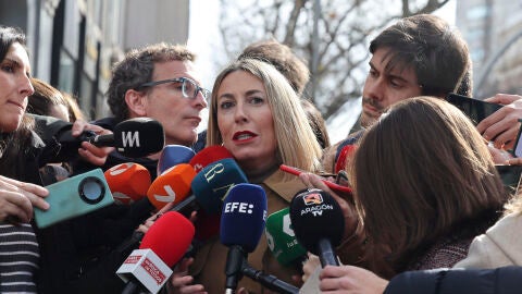 La presidenta de Extremadura, Mar&iacute;a Guardiola