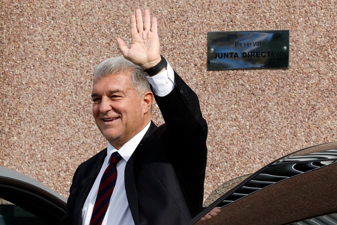 Laporta: "Ganaremos LaLiga; contra todo y contra todos" Laporta: "Ganaremos LaLiga; contra todo y contra todos"