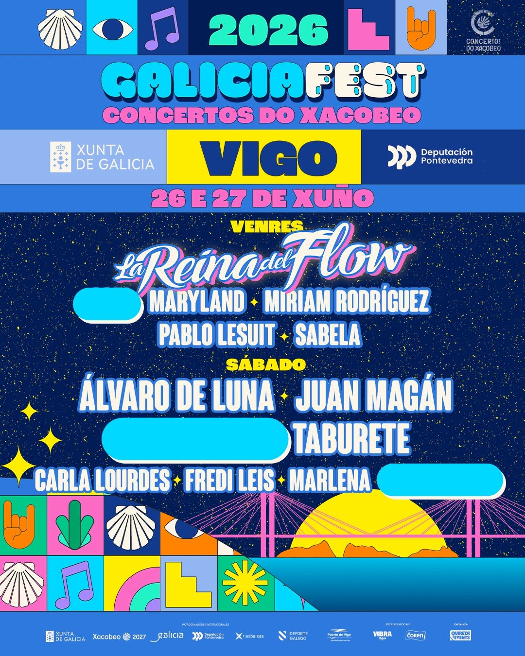 El Galicia Fest incorpora a su cartel a seis artistas gallegos El Galicia Fest incorpora a su cartel a seis artistas gallegos