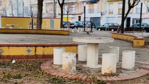 Una de las plazas para la que el PSOE de Elche pide una reforma.