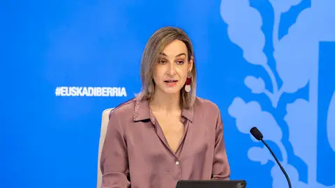 María Ubarretxena, portavoz del Gobierno vasco María Ubarretxena, portavoz del Gobierno vasco