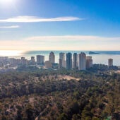 Benidorm skyline sierra