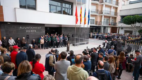 Minuto de silencio en el municipio de Xilxes. Minuto de silencio en el municipio de Xilxes.
