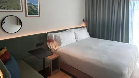 Habitación de un hotel en Elche. Habitación de un hotel en Elche.