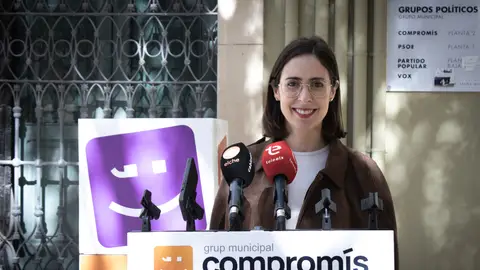 Esther Díez, portavoz de Compromís en el Ayuntamiento de Elche. Esther Díez, portavoz de Compromís en el Ayuntamiento de Elche.