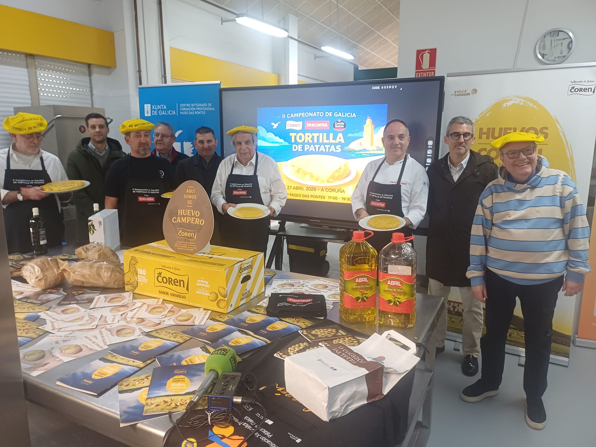 El 27 de abril se celebrará en II Campeonato de tortilla de patatas de Galicia en A Coruña El 27 de abril se celebrará en II Campeonato de tortilla de patatas de Galicia en A Coruña