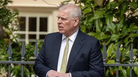 El ex príncipe Andrés en una foto de archivo el pasado mes de abril de 2025 El ex príncipe Andrés en una foto de archivo el pasado mes de abril de 2025