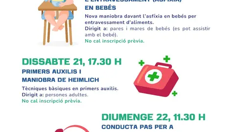 Algemesí formará a la ciudadanía con talleres de primeros auxilios durante la Fira d’Oportunitats Algemesí formará a la ciudadanía con talleres de primeros auxilios durante la Fira d’Oportunitats