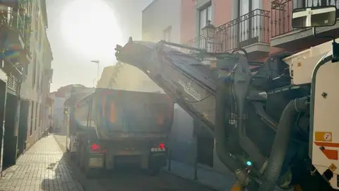 La obra de plataforma única en la calle Concepción Arenal de Badajoz alterará el tráfico del entorno de manera temporal La obra de plataforma única en la calle Concepción Arenal de Badajoz alterará el tráfico del entorno de manera temporal