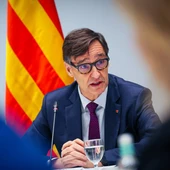 Salvador Illa durant la reunió del Consell Tècnic de la Generalitat Salvador Illa durant la reunió del Consell Tècnic de la Generalitat