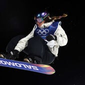 Nora Cornell durante su participación en los Juegos Olímpicos de Invierno 2026