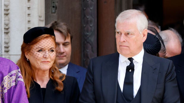 Imagen de archivo del expríncipe Andrés con Sarah Ferguson