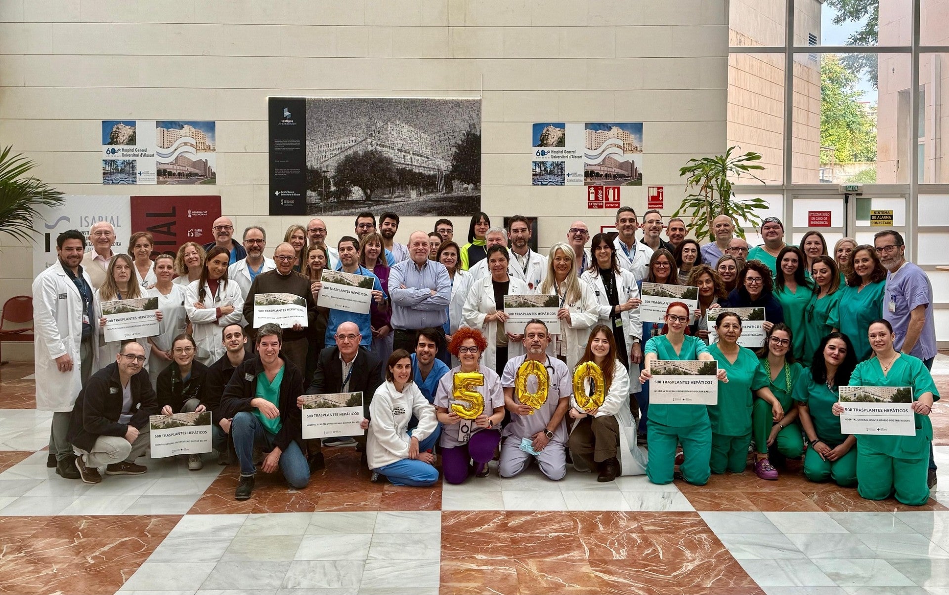 El Hospital General 'Doctor Balmis' de Alicante llega a los 500 trasplantes hepáticos El Hospital General 'Doctor Balmis' de Alicante llega a los 500 trasplantes hepáticos