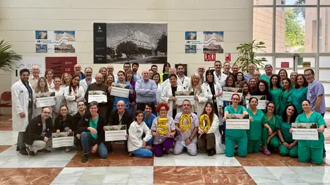 Un equipo multidisciplinar celebra los 500 trasplantes hepáticos del Hospital General 'Doctor Balmis' de Alicante Un equipo multidisciplinar celebra los 500 trasplantes hepáticos del Hospital General 'Doctor Balmis' de Alicante