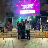La plaza Mayor ha sido el escenario el pasado viernes para la presentación del cartel de conciertos. 