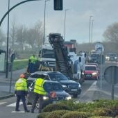 Comienzan las obras de reparación de fochancas en carreteras y viales de Santiago afectados por el mal tiempo