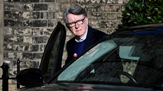 Peter Mandelson en una foto de archivo Peter Mandelson en una foto de archivo