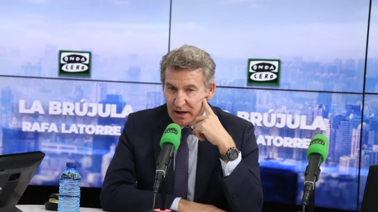 Núñez Feijóo en los estudios de Onda Cero Núñez Feijóo en los estudios de Onda Cero