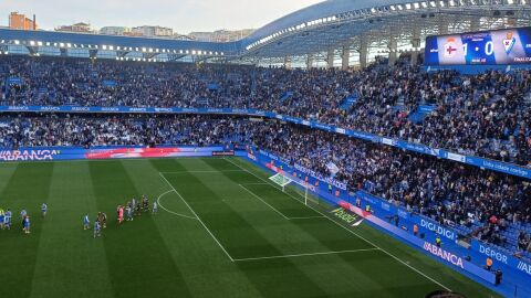 Final del partido del Deportivo 1-Eibar 0