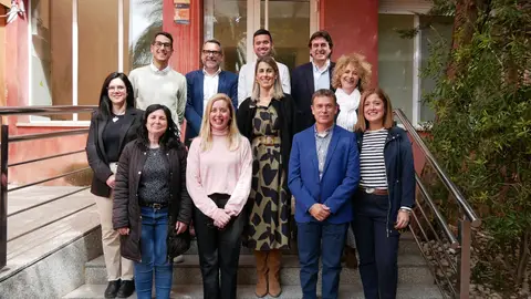 Integrantes del equipo de gobierno del PP y Vox en Crevillent. Integrantes del equipo de gobierno del PP y Vox en Crevillent.