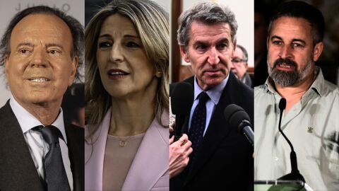 Tertulia: Las trifulcas entre Julio Iglesias y Yolanda D&iacute;az y entre PP y Vox