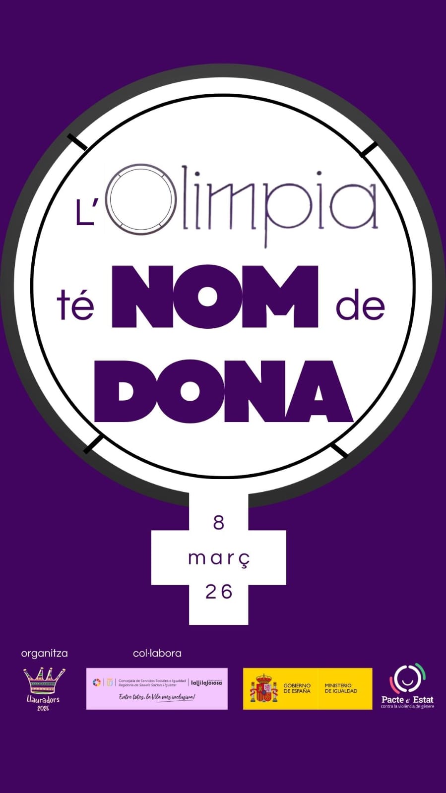 La Vila conmemora el 8 de marzo con la ruta “L’Olimpia té nom de dona” La Vila conmemora el 8 de marzo con la ruta “L’Olimpia té nom de dona”