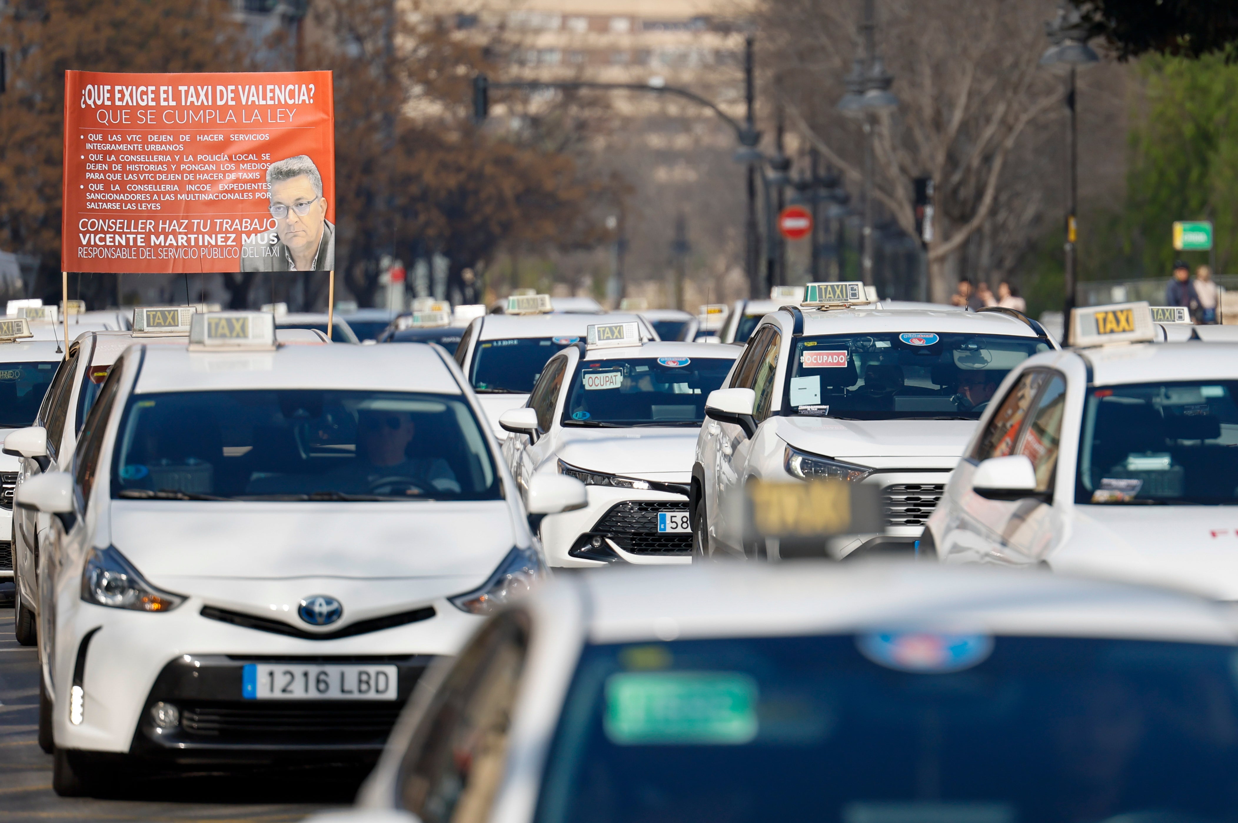 Los taxistas reiteran que su futuro está en juego si no se garantiza un equilibrio con los VTC Los taxistas reiteran que su futuro está en juego si no se garantiza un equilibrio con los VTC