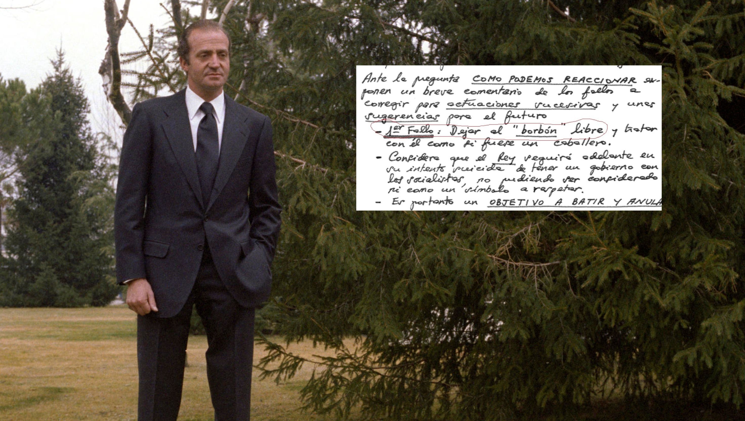 l rey Juan Carlos posa para la prensa, en las inmediaciones al palacio de La Zarzuela, tras una recepción oficial y un documento desclasificado l rey Juan Carlos posa para la prensa, en las inmediaciones al palacio de La Zarzuela, tras una recepción oficial y un documento desclasificado