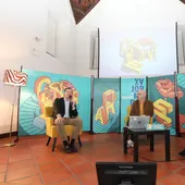 Carlos Velázquez, alcalde de Toledo en las XV Jornadas de Diseño de la Escuela de Arte. Carlos Velázquez, alcalde de Toledo en las XV Jornadas de Diseño de la Escuela de Arte.
